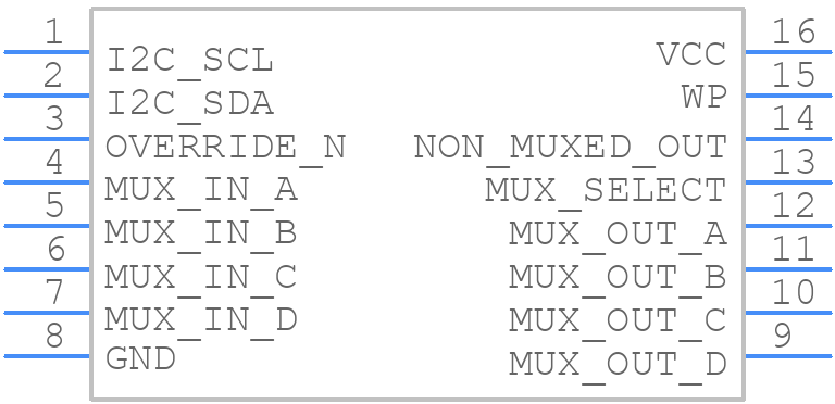 PCA8550PW - Nexperia - PCB symbol
