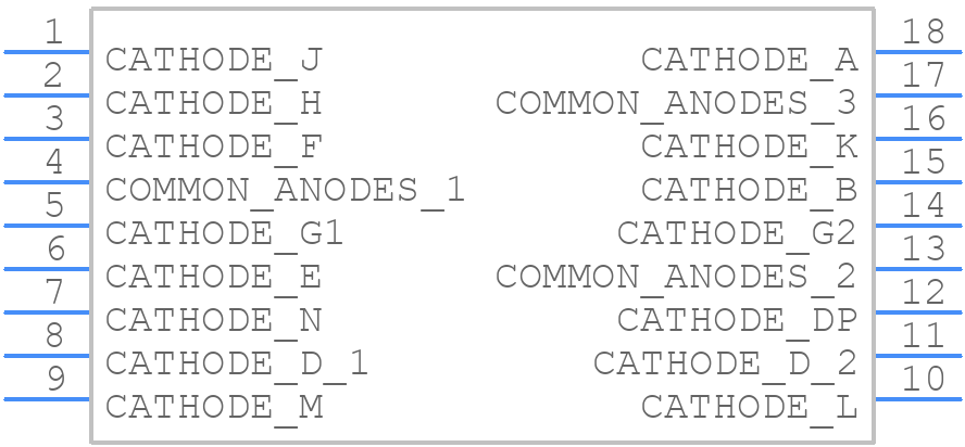 LDS-E3904RI - Lumex - PCB symbol