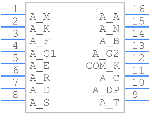 PSC39-21EWA - Kingbright - PCB symbol