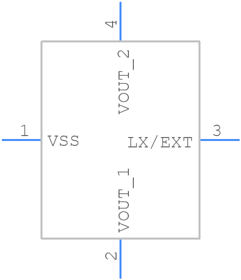 XC9111A701PR-G - Torex - PCB symbol