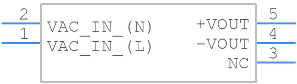 RAC05-12SK - RECOM Power - PCB symbol