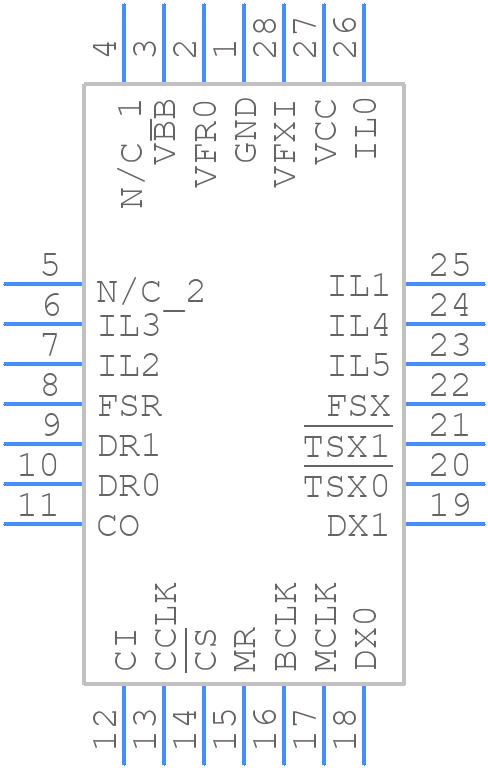 TP3070V-G/NOPB - Texas Instruments - PCB symbol
