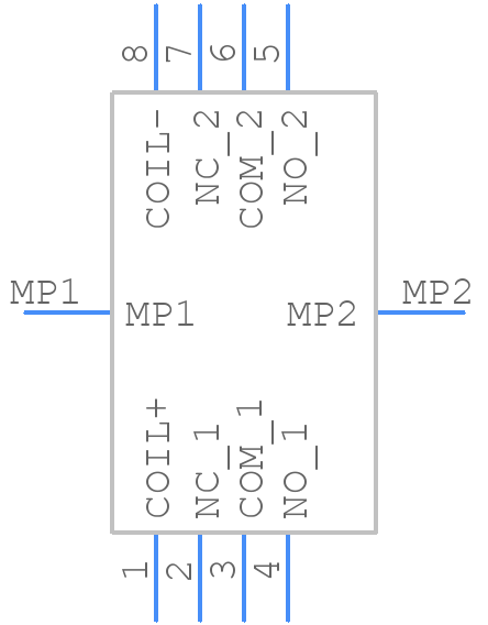 FTR-B3GA003Z - FCL Components - PCB symbol