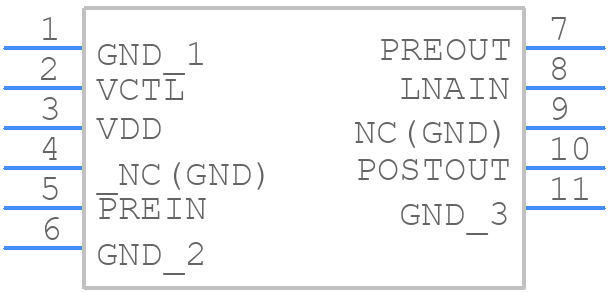 NJG1156PCD-TE1 - Nisshinbo - PCB symbol