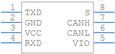 NCV7351FD13R2G - onsemi - PCB symbol