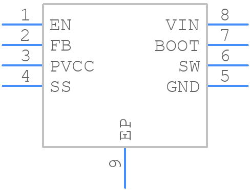 RT7266ZSP - RICHTEK - PCB symbol
