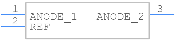 TL431QDBZTG4 - Texas Instruments - PCB symbol