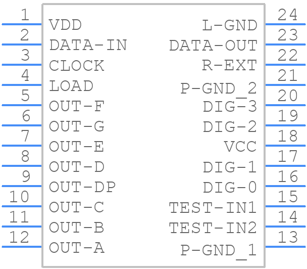 TB62785NG - Toshiba - PCB symbol