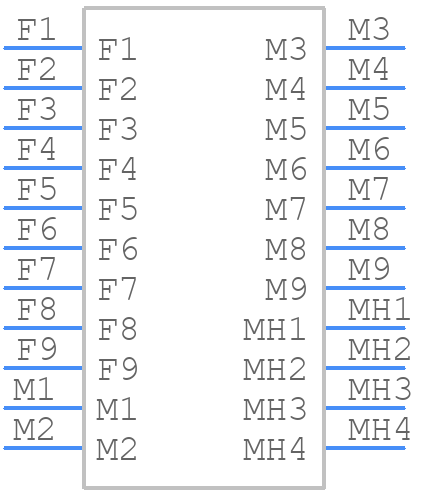 178-009-313R571 - NorComp - PCB symbol