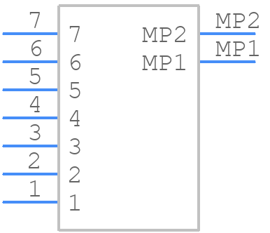 0532610771 - Molex - PCB symbol