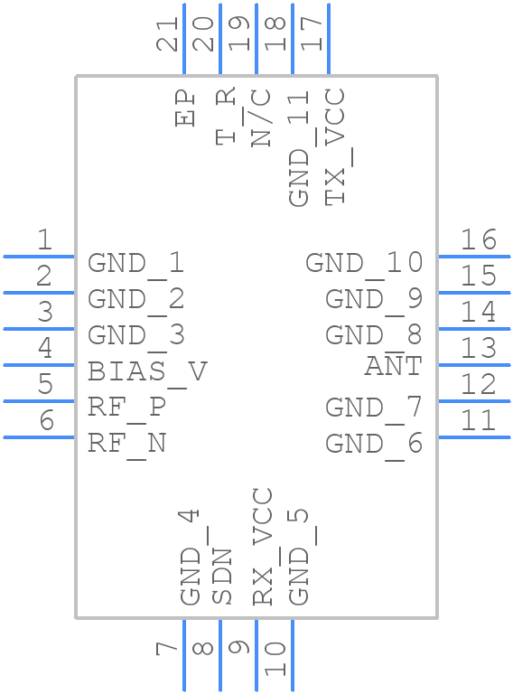 SKY65352-11 - Skyworks - PCB symbol