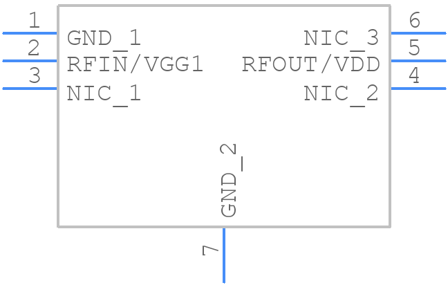 HMC8410LP2FETR - Analog Devices - PCB symbol