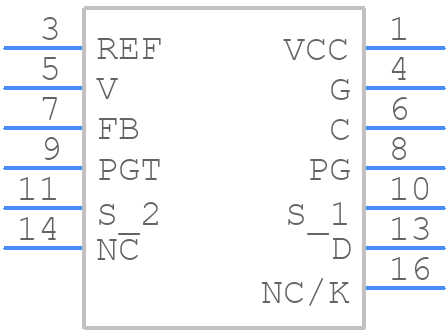 PFS7624L - Power Integrations - PCB symbol