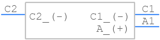 HSMF-C143 - Avago Technologies - PCB symbol