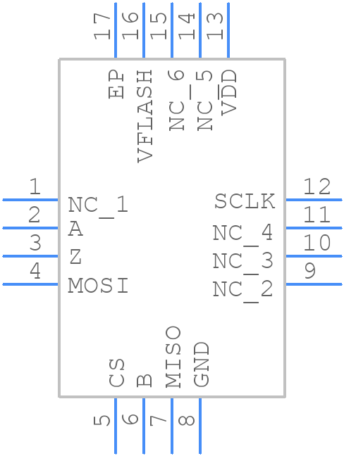MA700GQ-P - Monolithic Power Systems (MPS) - PCB symbol