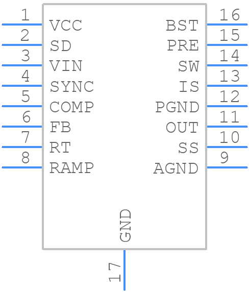 LM5575MHX - Texas Instruments - PCB symbol