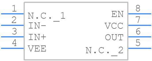 MAX4215ESA+ - Analog Devices - PCB symbol