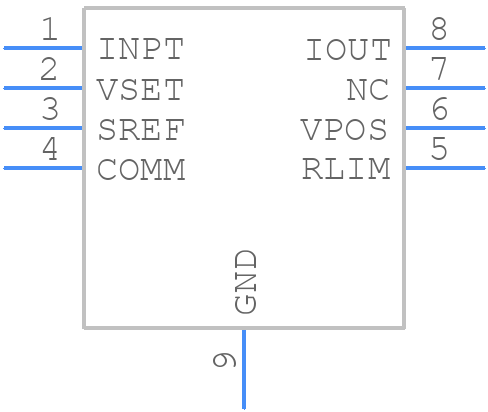 ADL5315ACPZ-R7 - Analog Devices - PCB symbol
