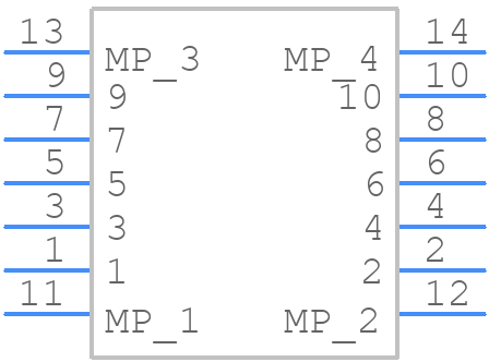 DF40B-10DS-0.4V(51) - Hirose - PCB symbol
