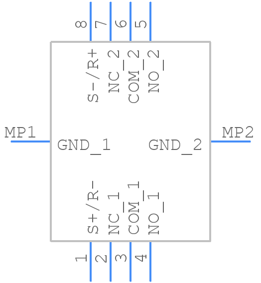 G6KU-2F-RF DC5 - OMRON Electronics - PCB symbol