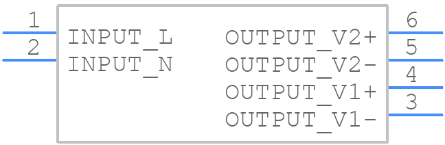 VTX-214-005-403 - VIGORTRONIX - PCB symbol