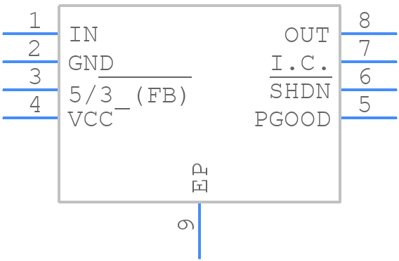 MAX8719ETA+T - Analog Devices - PCB symbol