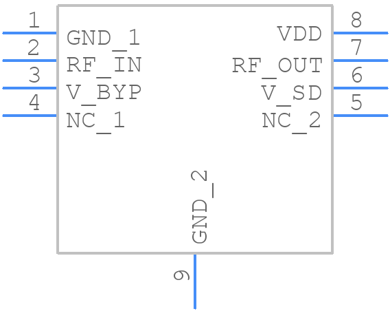 TQL9063 - Qorvo - PCB symbol