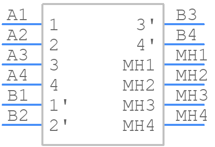 0672983090 - Molex - PCB symbol