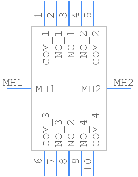 OS203011MV9QS1 - C & K COMPONENTS - PCB symbol