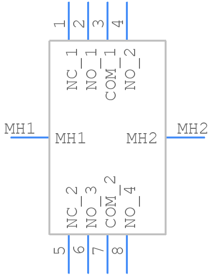 EG2305 - E-Switch - PCB symbol