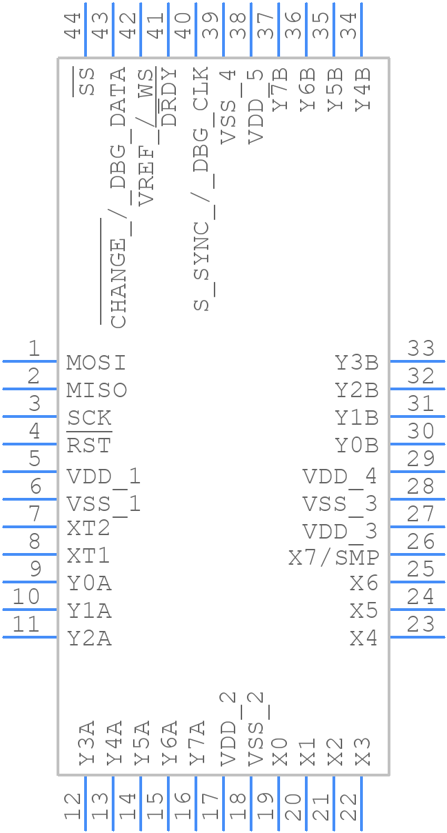 AT42QT2640-AUR - Microchip - PCB symbol