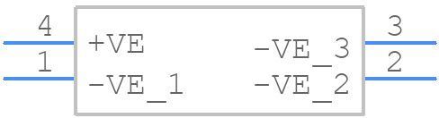 HSMJ-A431-X90M1 - Avago Technologies - PCB symbol