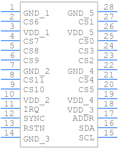 AS1130-BTST - ams OSRAM - PCB symbol