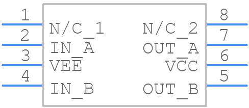 LM5111-3MX/NOPB - Texas Instruments - PCB symbol