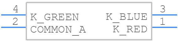 WP154A4SEJ3VBDZGC/CA - Kingbright - PCB symbol