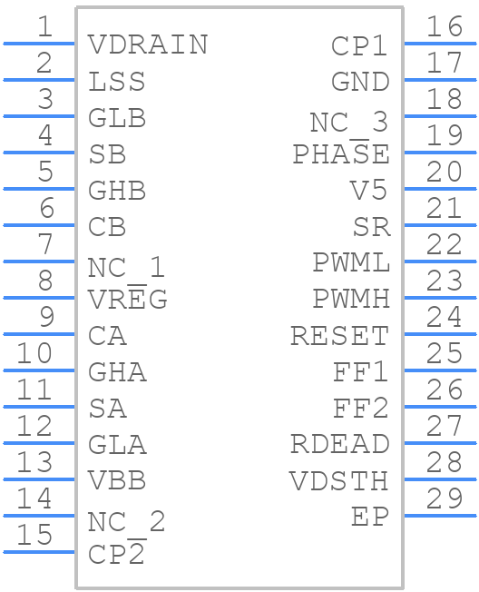 A3921KLPTR-T - Allegro Microsystems - PCB symbol