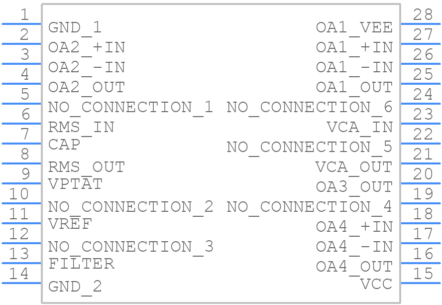 4320Q28-U - THAT CORPORATION - PCB symbol