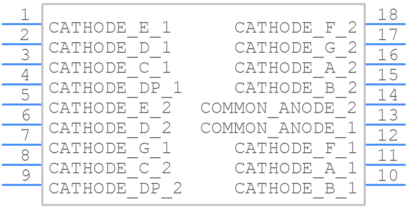 LDD-A516RI-17 - Lumex - PCB symbol