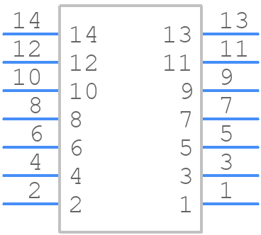 XG4A-1435 - OMRON Electronics - PCB symbol