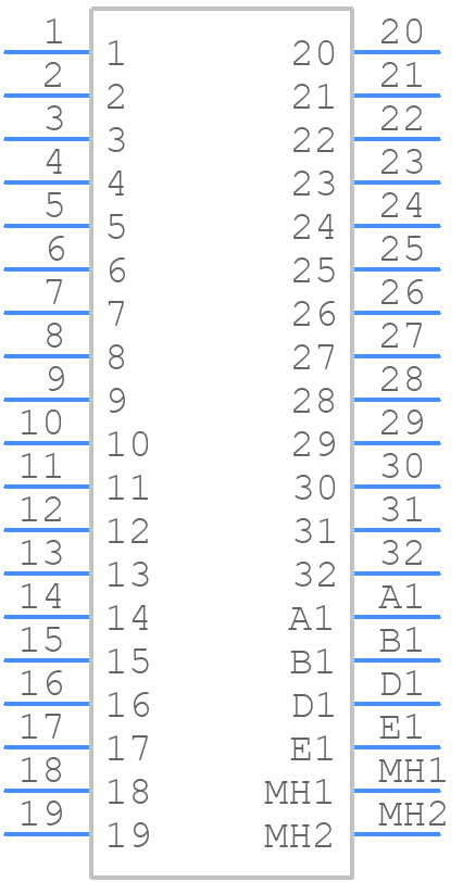 966658-2 - TE Connectivity - PCB symbol