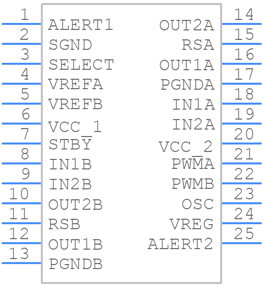 TB67H302HG - Toshiba - PCB symbol