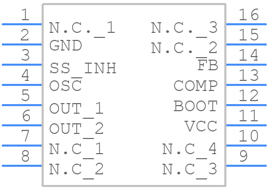 E-L4971D - STMicroelectronics - PCB symbol