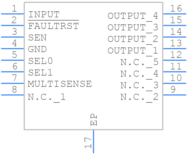 VN7140AJTR - STMicroelectronics - PCB symbol