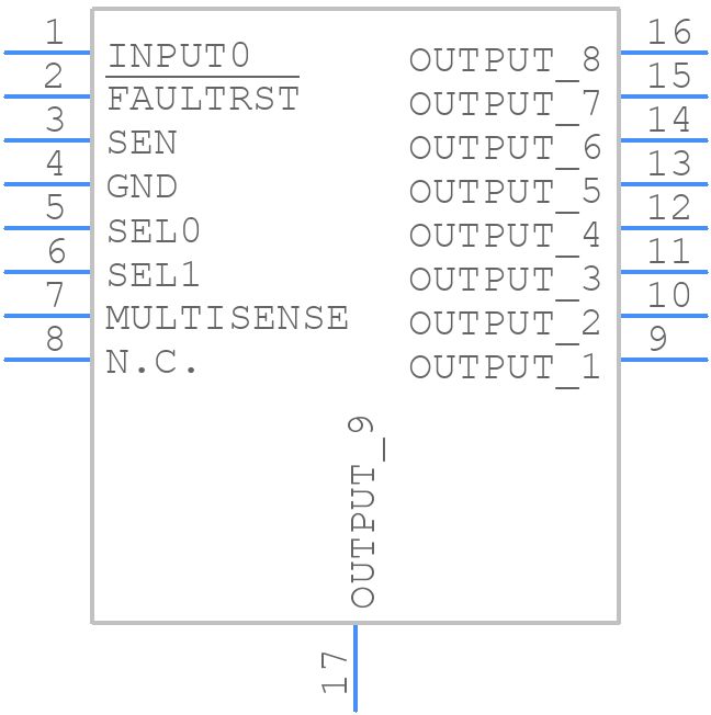 VN7010AJ-E - STMicroelectronics - PCB symbol