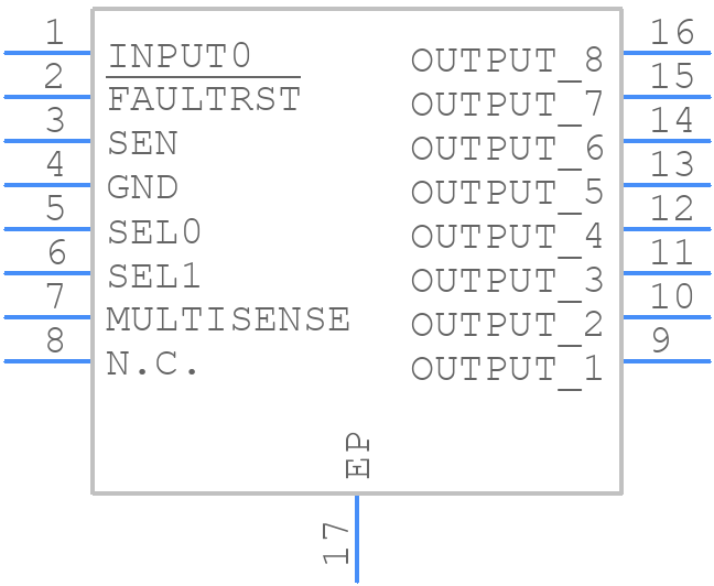 VN7016AJTR - STMicroelectronics - PCB symbol