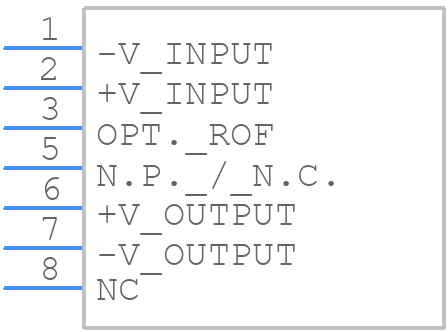 IU1205SA - XP POWER - PCB symbol