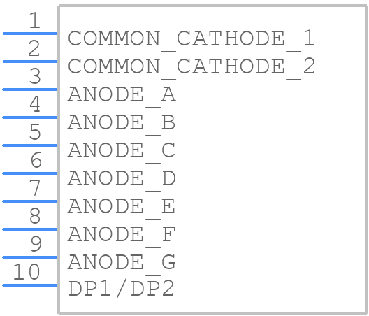 LDD-N512RI-RA - Lumex - PCB symbol
