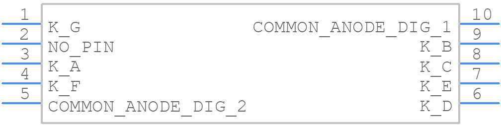 LDD-E302NI - Lumex - PCB symbol