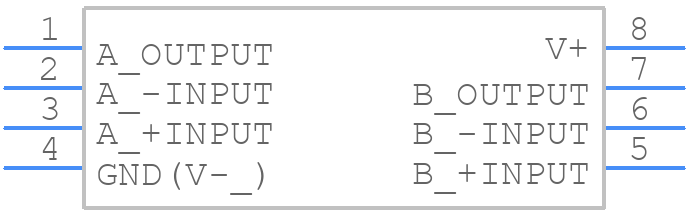 NJM2732E - Nisshinbo - PCB symbol
