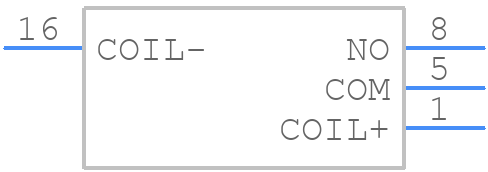 DSP1a-DC12V - Panasonic - PCB symbol